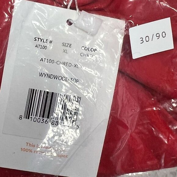 Andie Swim Wyndwood Bikini Top in Cherry Red Size XL NWT SALE - Picture 10 of 10